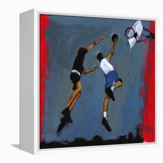 Basketball players, 2009-Paul Powis-Framed Premier Image Canvas