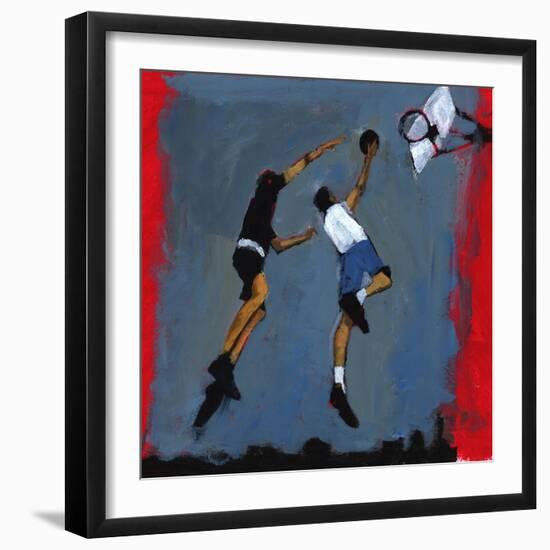 Basketball players, 2009-Paul Powis-Framed Giclee Print