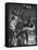 Basketball Players Bill Russell and Wilt Chamberlain During Game-George Silk-Framed Premier Image Canvas