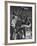 Basketball Players Bill Russell and Wilt Chamberlain During Game-George Silk-Framed Premium Photographic Print