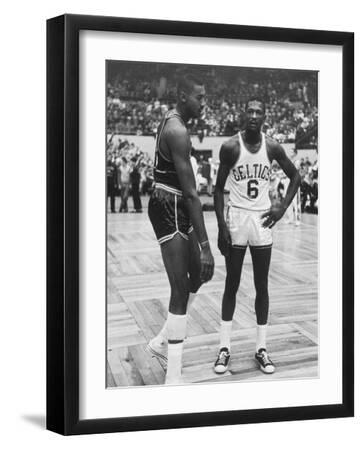 Wilt Chamberlain 76ers Basketball 4x6 Game Photo Picture Card