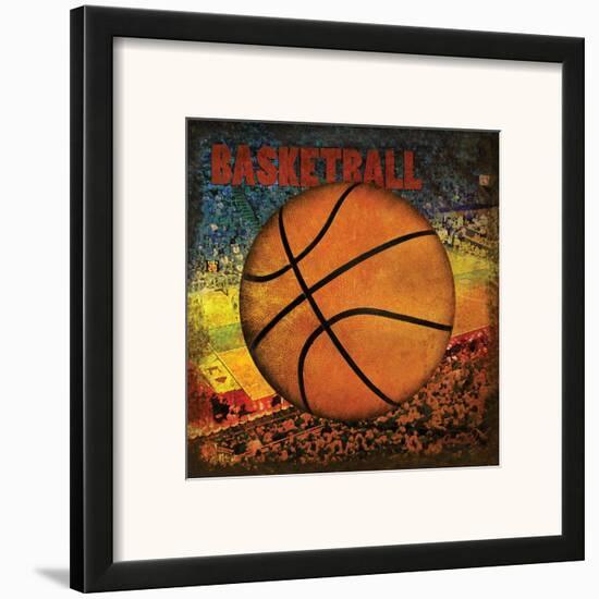 Basketball Square II-Denise Tedeschi-Framed Art Print