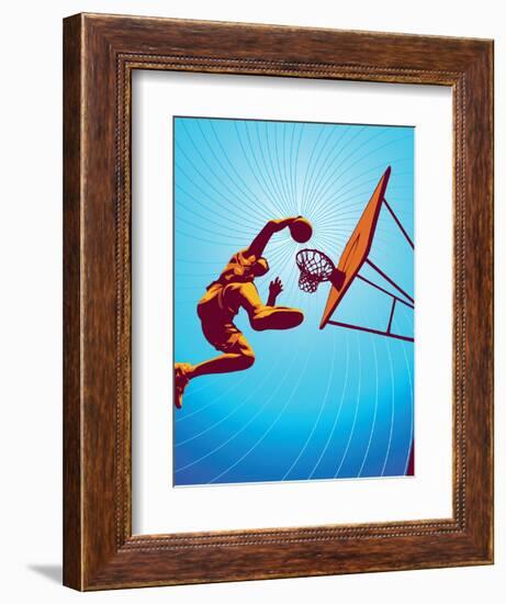 Basketball3Drms-Tonis Pan-Framed Premium Giclee Print