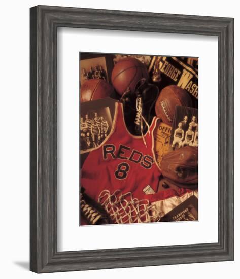 Basketball-Michael Harrison-Framed Giclee Print