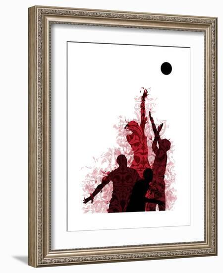 Basketball-Teofilo Olivieri-Framed Giclee Print