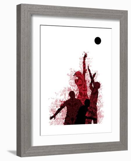 Basketball-Teofilo Olivieri-Framed Giclee Print