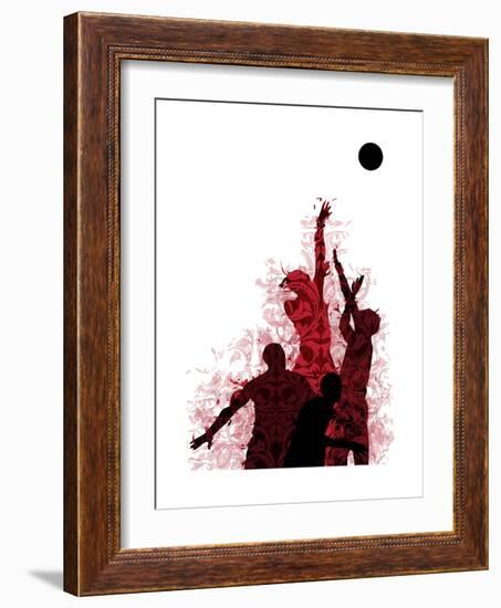 Basketball-Teofilo Olivieri-Framed Giclee Print