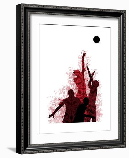 Basketball-Teofilo Olivieri-Framed Giclee Print