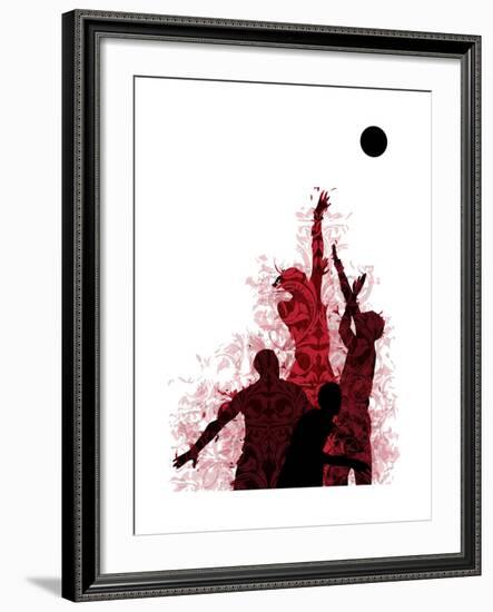 Basketball-Teofilo Olivieri-Framed Giclee Print