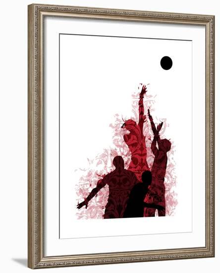 Basketball-Teofilo Olivieri-Framed Giclee Print