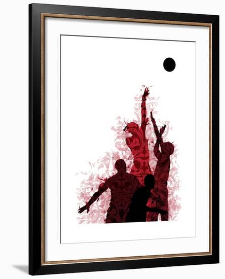 Basketball-Teofilo Olivieri-Framed Giclee Print
