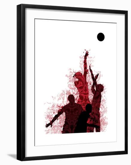 Basketball-Teofilo Olivieri-Framed Giclee Print