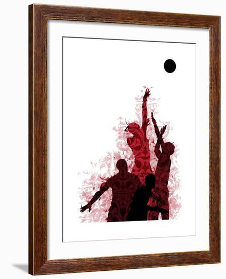 Basketball-Teofilo Olivieri-Framed Giclee Print