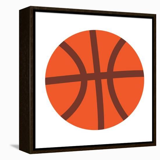 Basketball-Jace Grey-Framed Stretched Canvas