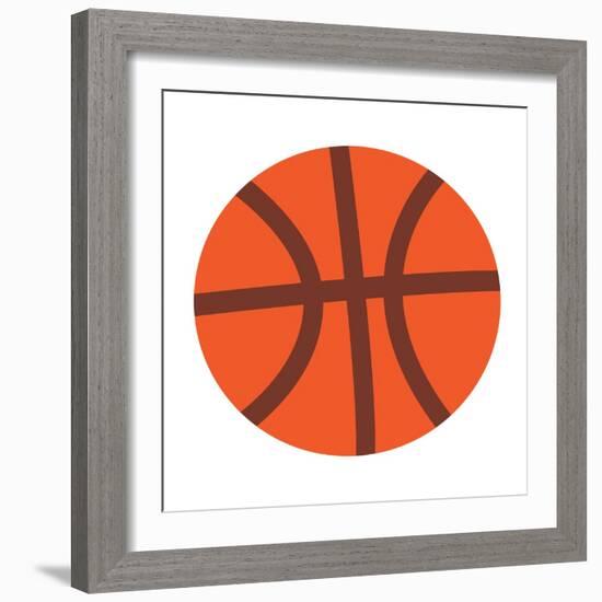 Basketball-Jace Grey-Framed Art Print