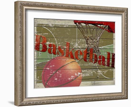 Basketball-Karen Williams-Framed Giclee Print