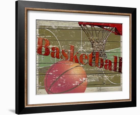 Basketball-Karen Williams-Framed Giclee Print