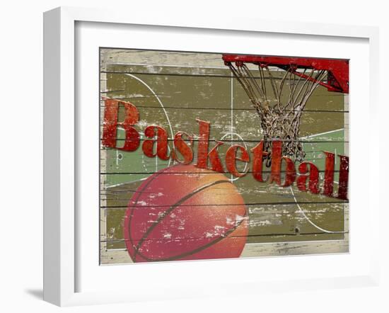 Basketball-Karen Williams-Framed Giclee Print