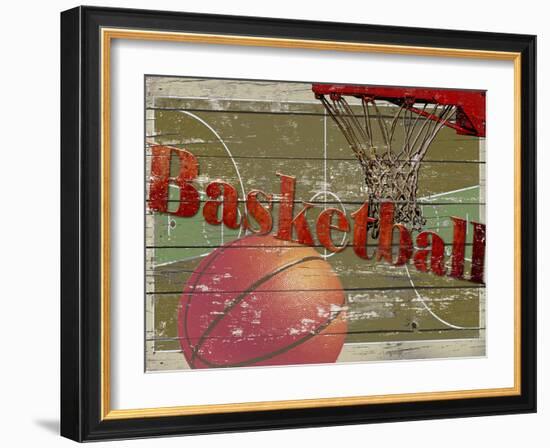 Basketball-Karen Williams-Framed Giclee Print