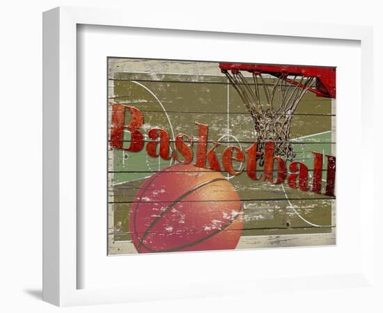 Basketball-Karen Williams-Framed Giclee Print