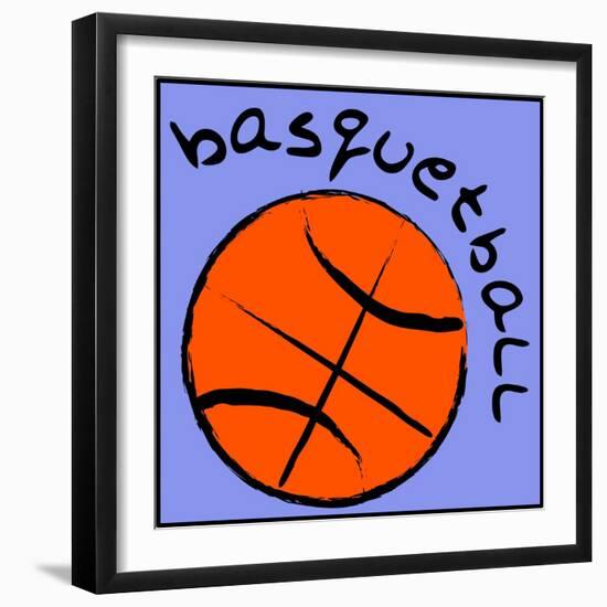 Basketball-null-Framed Giclee Print