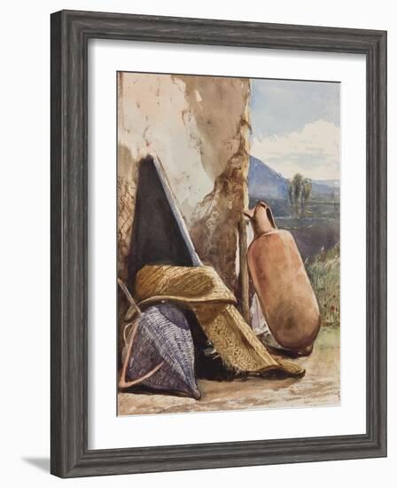 Baskets and Amphora-Giacinto Gigante-Framed Giclee Print