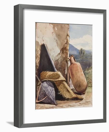 Baskets and Amphora-Giacinto Gigante-Framed Giclee Print