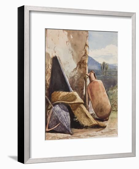 Baskets and Amphora-Giacinto Gigante-Framed Giclee Print