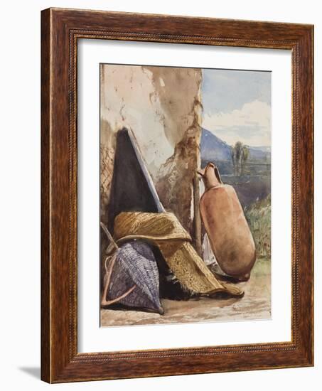 Baskets and Amphora-Giacinto Gigante-Framed Giclee Print