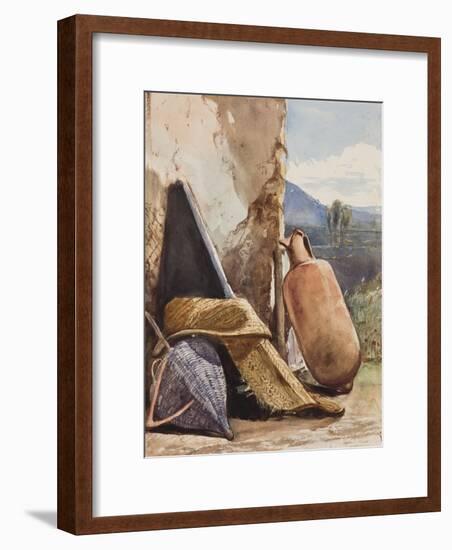 Baskets and Amphora-Giacinto Gigante-Framed Giclee Print