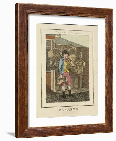 Baskets!, Cries of London, 1804-William Marshall Craig-Framed Giclee Print