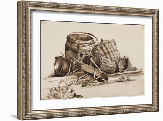 Baskets-Achille Vianelli-Framed Giclee Print