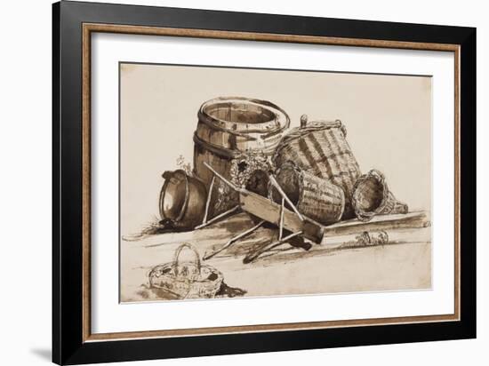 Baskets-Achille Vianelli-Framed Giclee Print