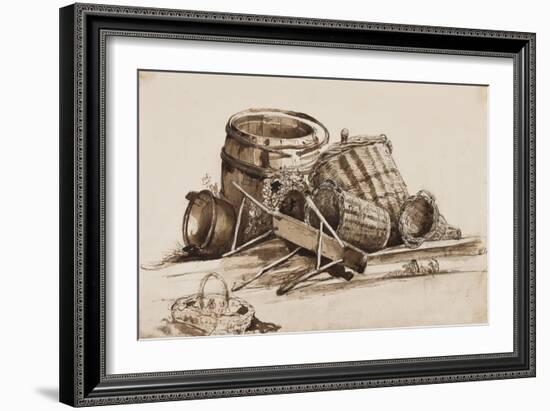 Baskets-Achille Vianelli-Framed Giclee Print