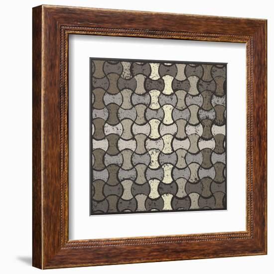 Basketweave Ovals-Susan Clickner-Framed Giclee Print