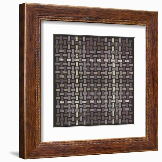 Basketweave Straight - Plum-Susan Clickner-Framed Giclee Print