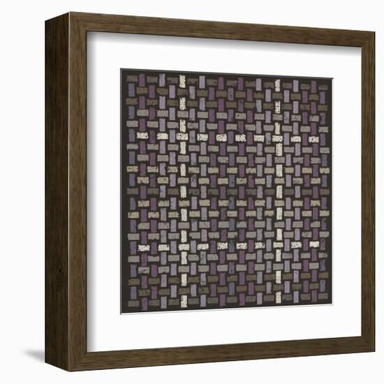 Basketweave Straight - Plum-Susan Clickner-Framed Giclee Print