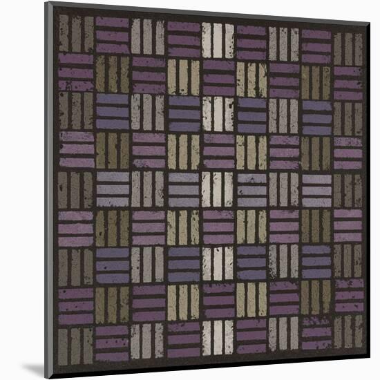 Basketweave Triple Play - Plum-Susan Clickner-Mounted Giclee Print