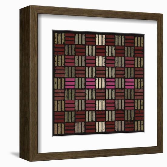 Basketweave Triple Play (Red)-Susan Clickner-Framed Giclee Print