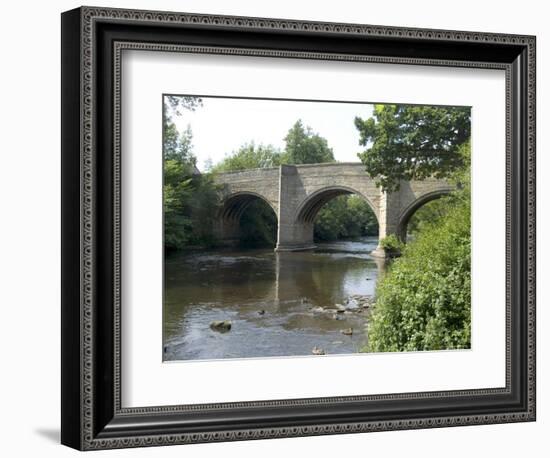 Baslow Bridge, Derbyshire, Peak District National Park, England, United Kingdom-Ethel Davies-Framed Photographic Print