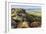 Baslow Edge, early autumn heather, view to Baslow village, Peak District Nat'l Park, England-Eleanor Scriven-Framed Photographic Print