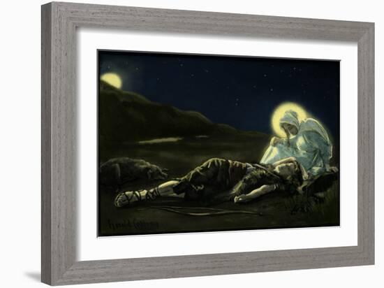 Basque legends- The Virgin of the Five Towns-Harold Copping-Framed Giclee Print