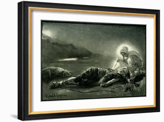 Basque legends- The Virgin of the Five Towns-Harold Copping-Framed Giclee Print