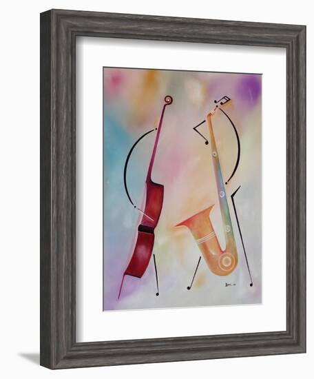 Bass and Sax, 2006-Ikahl Beckford-Framed Giclee Print