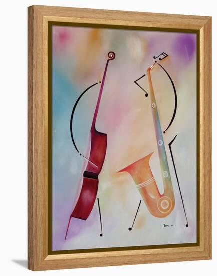 Bass and Sax, 2006-Ikahl Beckford-Framed Premier Image Canvas