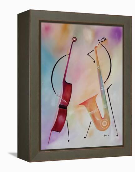 Bass and Sax, 2006-Ikahl Beckford-Framed Premier Image Canvas