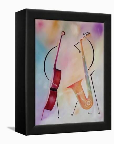 Bass and Sax, 2006-Ikahl Beckford-Framed Premier Image Canvas