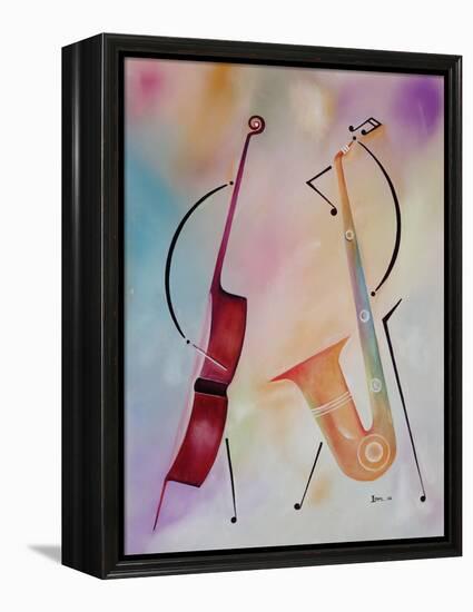 Bass and Sax, 2006-Ikahl Beckford-Framed Premier Image Canvas