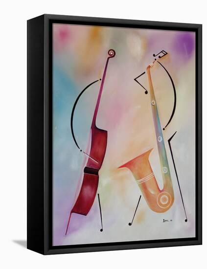 Bass and Sax, 2006-Ikahl Beckford-Framed Premier Image Canvas