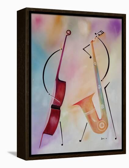 Bass and Sax, 2006-Ikahl Beckford-Framed Premier Image Canvas